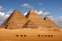 Architektúra Fototapety - Egyptské pyramídy 82 - samolepiaca