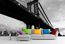 Architektúra Fototapety Most v Manhattane 3381 - samolepiaca na stenu