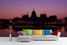Fototapeta Mestá - Parlament v Budapešti 83 - vliesová