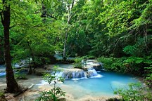 Fototapeta Vodopád v Thajsku 3266 - latexová