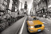Fototapety s mestami - New York žltý taxík 3343 - samolepiaca