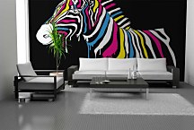 Pop Art Fototapety - Zebra 4536 - vinylová