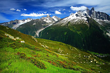 Príroda Tapety Hory v Haute Savoie 336 - samolepiaca na stenu