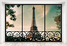 Fototapeta Paríž Eiffelova veža FXL0737