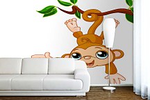 Tapeta detská - Opička 5114 - latexová