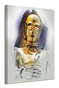 Star Wars: The Last Jedi (C-3PO Brushstroke) - obraz WDC100189