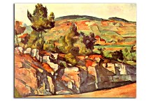 Obrazy Paul Cézanne - Mountains in Provence zs10177