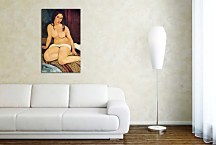Modigliani Reprodukcie - Seated Nude zs10322