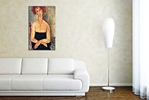 Reprodukcie Modigliani - Redheaded Woman zs10323