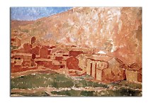 Picasso  Reprodukcia - Landscape of Gósol zs10337