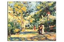 Figures in the garden Obraz  Renoir zs10375