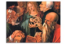 Albrecht Dürer - Christ among the Doctors Obraz zs16517