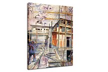 Edvard Munch Reprodukcie  - Building the Winter Studio. Ekely zs16657