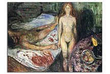 Reprodukcie Edvard Munch - Death of Marat I zs16660