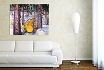 Obraz Munch The yellow log zs16689