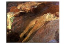 Bewegte Wasser Obraz Gustav Klimt zs16751