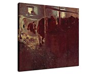 Gustav Klimt - Cows in the barn Obraz zs16757