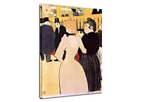 Obrazy Henri de Toulouse-Lautrec  - At the Moulin Rouge, La Goulue with Her Sister zs16827