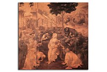 Obraz Leonardo da Vinci - The Adoration of the Magi zs17013