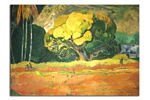 Paul Gauguin Obraz - At the Foot of the Mountain zs17049
