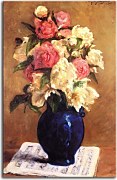 Bouquet of Peonies on a Musical Score Paul Gauguin Obraz zs17066