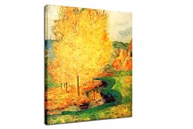 By the Stream, Autumn Paul Gauguin Obraz zs17078
