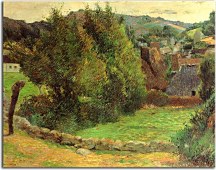 Landscape at Pont-Aven Paul Gauguin Obraz zs17126