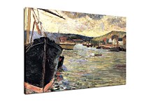 The Port Of Rouen Obraz Paul Gauguin zs17244