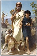 Homer and his Guide zs17366 - Obraz
