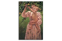 Baby Reaching For An Apple Obraz zs17565