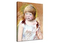 Child with Bangs in a Blue Dress Mary Cassatt Obraz zs17644