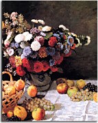 Flowers and Fruit Reprodukcia Claude Monet zs17726