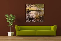 The Pond at Montgeron Obraz Claude Monet - zs17775