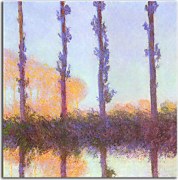 Poplars, Four Trees Obraz Claude Monet - zs17780