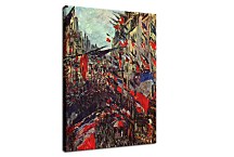 Obraz Monet - The Rue Montargueil with Flags zs17794