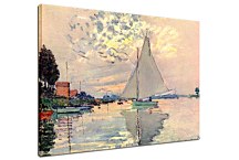 Sailing At Sainte Adresse Obraz Monet - zs17798