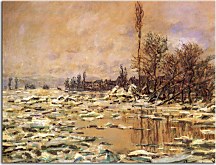 The Break-up of the Ice Reprodukcia Monet - zs17826