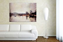 Reprodukcia Monet - The Seine Below Rouen zs17843