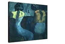 Two women sitting at a bar Reprodukcia Picasso zs17885