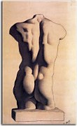 Picasso  Reprodukcia - Plaster male torso zs17931