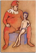 Reprodukcia Picasso Young acrobat and clown zs17944