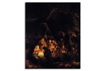 Obraz Rembrandt - Adoration of the Shepherds zs18020