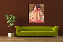 Gabrielle with a Rose Obraz  Renoir zs18070