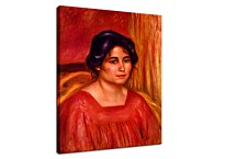 Gabrielle in a red blouse Obraz  Renoir zs18073