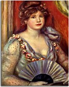 Woman with a Fan Obraz Renoir zs18091