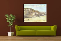 Reprodukcia Georges Seurat - The Harbour and the Quays at Port-en-Bessin zs18155