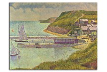 Harbour at Port-en-Bessin at High Tide - Georges Seurat Obraz zs18174