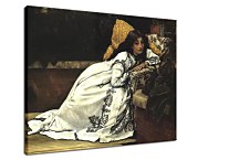 A Girl in an Armchair Obraz James Tissot zs18214