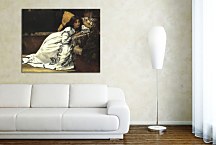 A Girl in an Armchair Obraz James Tissot zs18214