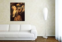 Tizian obraz - Dievča s košíkom ovocia zs18336